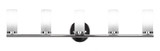 Trinity 5 Light Vanity Light by Toltec - 2815-MB-800B