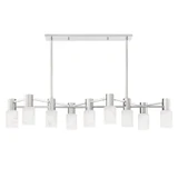 Centerport 9 Light Oversized Linear Chandelier by Hudson Valley - 4248