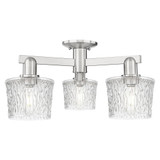 Niagara 3 Light Semi Flush Mount 10.38 Inch and 24 Inch Wide by Innovations - 716-3F-G402