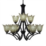 Zilo 9 Light Large Chandelier by Toltec 569-28252775 - 569-28252775