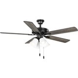 AirPro Builder 5 Blade Ceiling Fan with Light Kit 18.7x52 Inch by Progress  - P250081