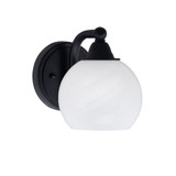 Paramount 1 Light Steel Wall Sconce 7.25 Inch Tall by Toltec - 3421-5