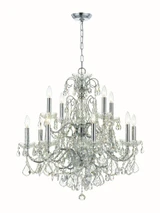 Imperial 12 Light Large Chandelier by Crystorama - 3228