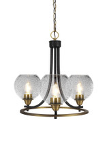 Paramount 3 Light Small Chandelier by Toltec 3403-18751925 - 3403-18751925