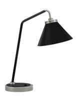 1 Light Desk Lamp 16.5 Inches Tall and 15.25 Inches Width by Toltec  - 59-GPMB-421-MB