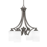 Zilo 4 Light Small Chandelier by Toltec 568-GP-300 - 568-GP-300
