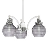 Easton 3 Light Small Chandelier by Toltec 1943-MBBN-4760 - 1943-MBBN-4760