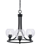 Paramount 3 Light Small Chandelier by Toltec 3403-5 - 3403-5