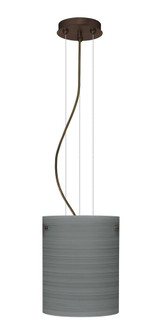 Tamburo 8 1 Light Small Cable Pendant with Flat Canopy by Besa - 1KG-TAMBURO8