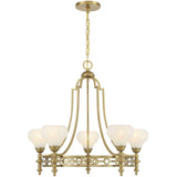 Allston 5 Light Chandelier 26.5 Inch Tall and 30 Inch Wide By Savoy House - 1-1606-5