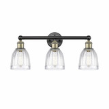 Brookfield 3 Light Industrial Vanity Light by Innovations - 616-3W-BR