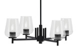 Franklin 4 Light Chandelier 8.5 Inch Tall and 27.25 Inch Wide by Toltec - 1204-85-2725