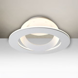 Cue 15W 1 LED 12 Inch Wide Semi Flush Mount by Besa - CUE-LED