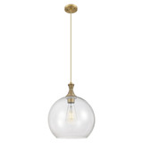 Astor 1 Light Cord Hung Pendant 14 Inch and 18.5 Inch Tall by Innovations - 415-1P-G12-14