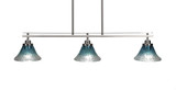 Odyssey 3 Light Oversized Linear Island Pendant 39 Inch Length by Toltec - 2636-39-75-39