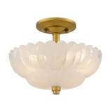 Whitecap 15W 3 LED Semi Flush Mount 9 Inch and 11.75 Inch Wide by Quoizel - WHP1712