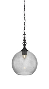 Elegante 1 Light Medium Pendant 19 Inch Tall by Toltec - 82-1175-19