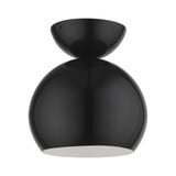 Stockton 1 Light 8 Inch Wide Semi Flush Mount by Livex - 45487