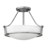 Hathaway 3 Light 12 Inch Wide Semi Flush Mount by Hinkley - 3220