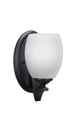 Zilo 1 Light Steel Wall Sconce 9.5 Inch Tall by Toltec - 551-5-95-