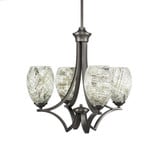 Zilo 4 Light Medium Chandelier by Toltec 564-20251975 - 564-20251975