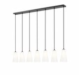Farrell 7 Light Linear Chandelier 11 x 6 Inches Wide by Z-Lite - 3043P6-7L