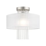 Alexis 1 Light 13 Inch Wide Flush Mount by Livex - 41145