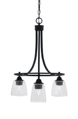 Paramount 3 Light Small Chandelier by Toltec 3413-5 - 3413-5