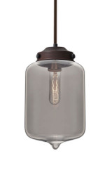 Olin 1 Light Small Stem Pendant by Besa - 1TT-OLIN