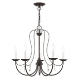 Mirabella 5 Light Medium Chandelier by Livex - 40865