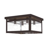 Milford 4 Light 11 Inch Wide Flush Mount by Livex - 4032
