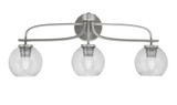 Cavella 3 Light Vanity Light 27.5 Inch Length by Toltec - 3913-4100