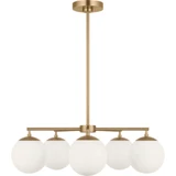 Nube 5 Light Chandelier 26 Inch Wide by Generation - GLC1795