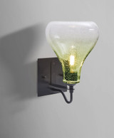 Melo 1 Light Wall Sconce by Besa - 1WG-MELO-BK