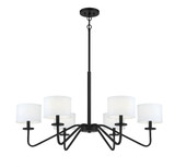 6 Light Oversized Chandelier by Meridian M10092 - M10092