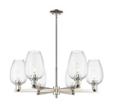 Preston 6 Light Stem Chandelier 13.75 Inch X 23.88 Inch Wide by Innovations - 716-6CR-G457-6_P