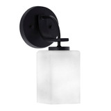 Cavella 1 Light Square Glass Wall Sconce 11.75 Inch Tall by Toltec - 3911-MB-530