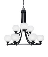 Paramount 9 Light Large Chandelier by Toltec 3409-8 - 3409-8