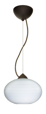 Pape 10 1 Light Small Cord Pendant 126.88 Inch Tall by Besa - 1KX-PAPE10