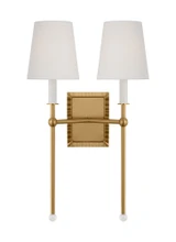 Baxley 2 Light Wall Sconce by Visual Comfort Studio - AW1202