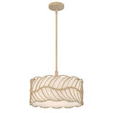 Simbolo 3 Light Pendant 9.5 Inch Tall and 15 Inch Wide by Golden - 4501-3P