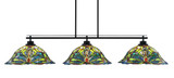 Odyssey 3 Light Large Linear Island Pendant 19 Inch Wide by Toltec - 2633-990