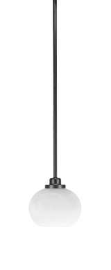Odyssey 1 Light Stem Hung Small Pendant by Toltec - 2601-BN-212