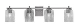 Franklin 4 Light Bath Bar 8.75 x 34.75 Inch by Toltec  - 1214-GP-541