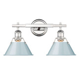 Orwell 2 Light Vanity Light by Golden - 3306-BA2