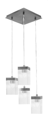 Nouvelle 4 Light Medium Pendant by Toltec - 3214-1325-10-