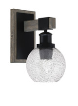 Tacoma 1 Light Wall Sconce 10.5 Inch Tall by Toltec - 1841-MBDW-4100