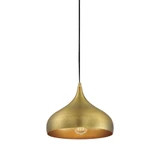 1 Light Medium Pendant 8.5 Inch Tall by Meridian - M70075