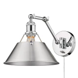 Orwell 1 Light Articulating Wall Sconce by Golden - 3306-A1W