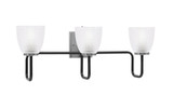 Sandia 3 Light Bath Vanity 9.75 Inch Tall and 26 Inch Length by Toltec - 6223-975-26